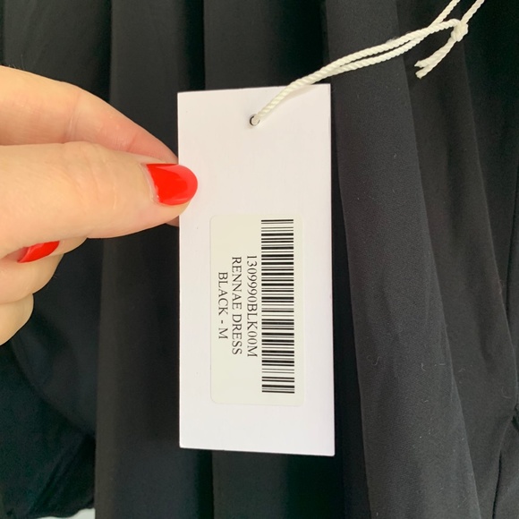 Reformation Dress - Rennae Dress, Color: Black, Size: M - Picture 3 of 4